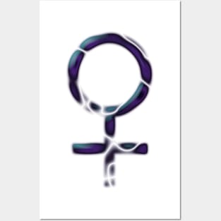 Girl Sign (Girl Symbol) Posters and Art